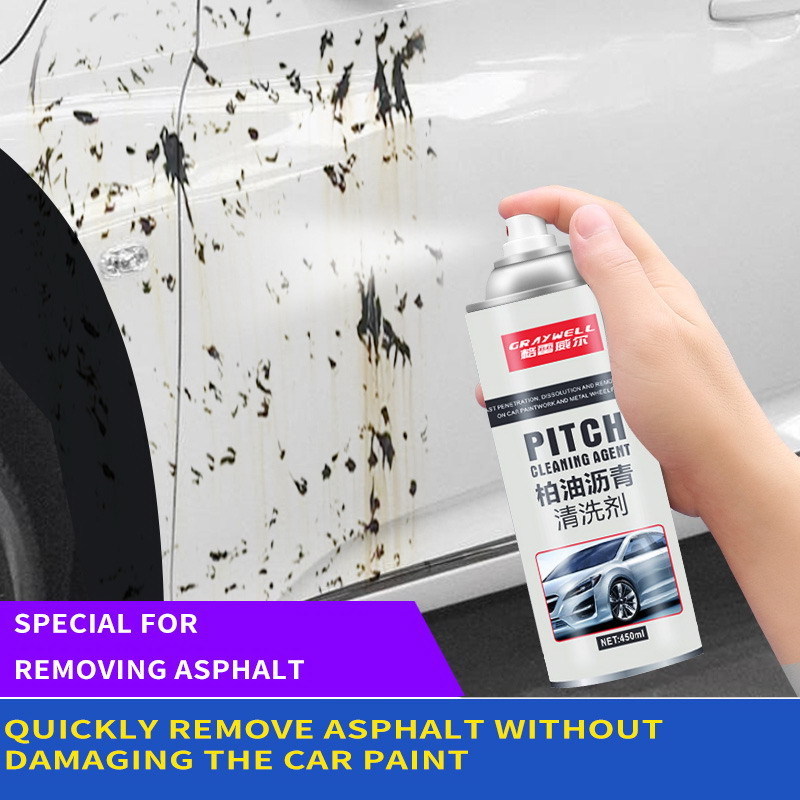 High Quality 500ml Car Asphalt Cleaner Foam Spray AC System Rust Remover