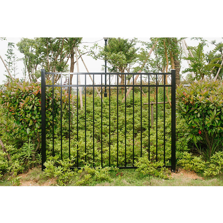 MADE IN THAILAND AND VIETNAM Cheap Custom Residential Steel Fencing Black Metal Picket Decorative Wrought Iron Fence