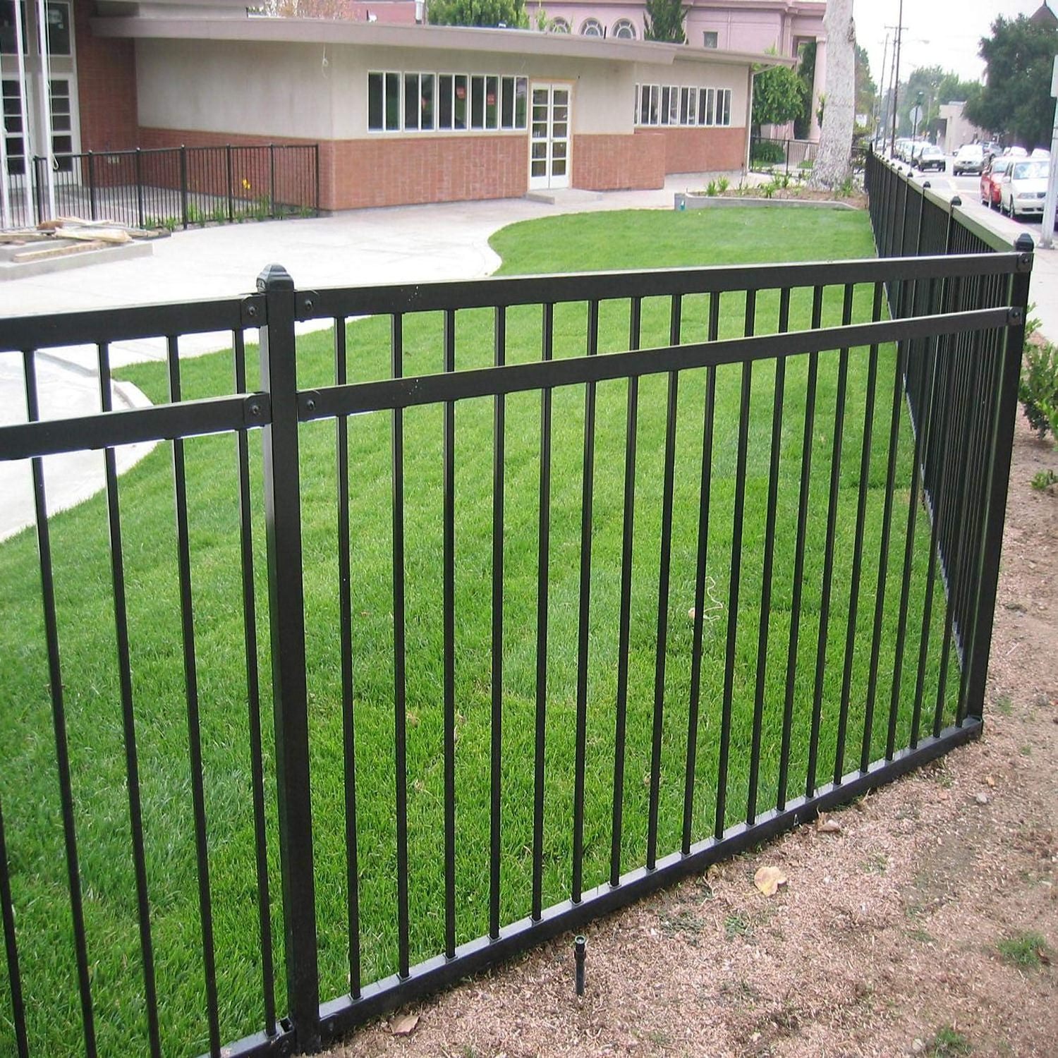 Aluminum Fence Slats Design Vertical Powder Coated Diy Slats Picket Outdoor Decorative