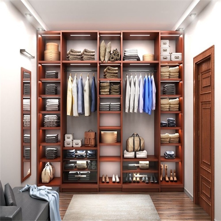 Foshan factory popular Sri Lanka bedroom corner storage closet wardrobe