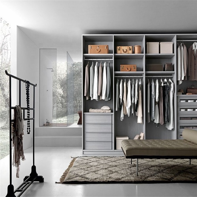 Foshan factory popular Sri Lanka bedroom corner storage closet wardrobe