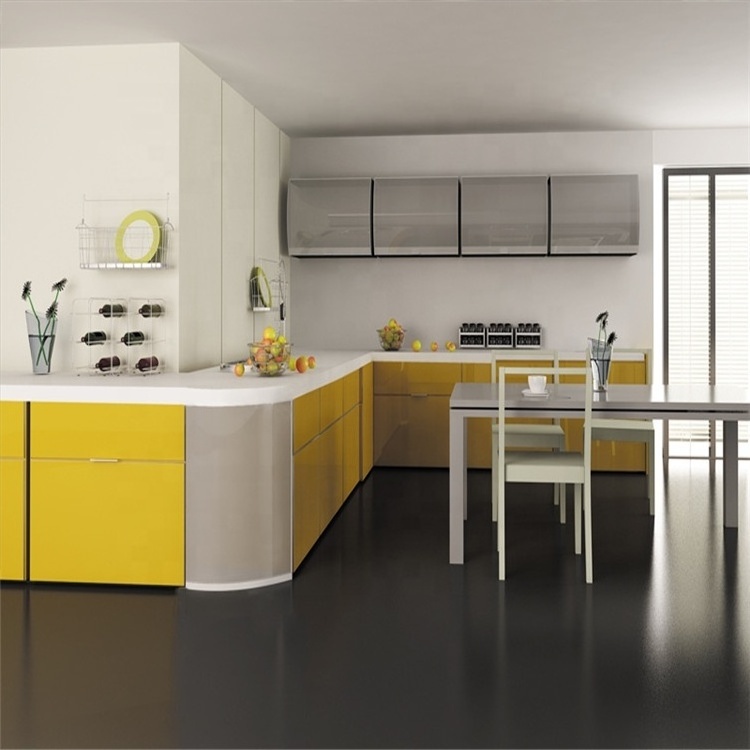 China factory aluminium profile kitchen cabinet simple luxury modern aluminium kitchen cabinet