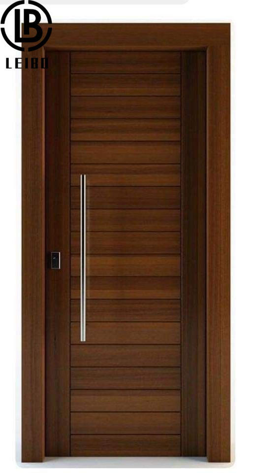 solid cheap entey front fire wood grain sound proof  lock interior wooden door in house