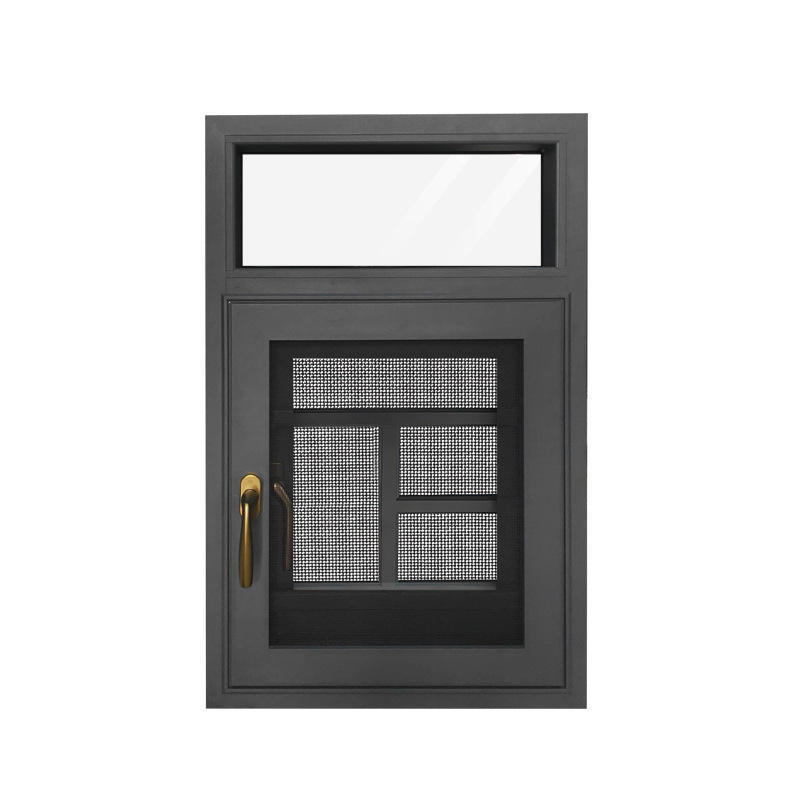 Factory direct selling simple design heat insulation aluminum casement window