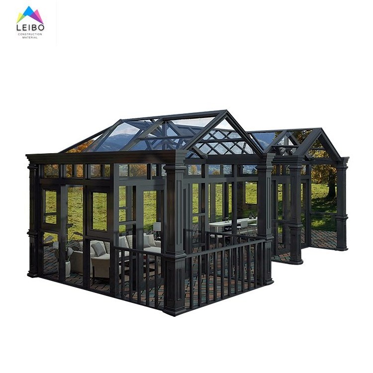 Customized winter garden free standing aluminum sunroom