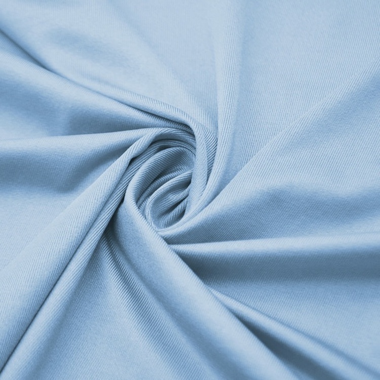 Customized Stretch Elastane 95 Polyester 5 Spandex Fabric with Cotton Feel and Sweat Wicking