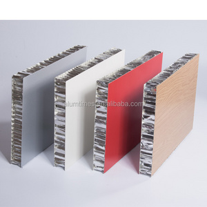 Factory Price White Stone Pattern 4x8 Sheet Honeycomb 30mm Aluminium Plastic Sandwich Kitchen Panel