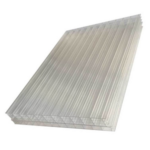 Heat Insulation Corrugated Transparent Curved Polycarbonate Roofing Exterior Panel Clear Sheet