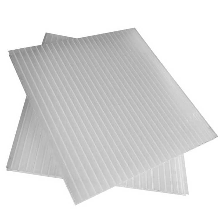 Heat Insulation Corrugated Transparent Curved Polycarbonate Roofing Exterior Panel Clear Sheet