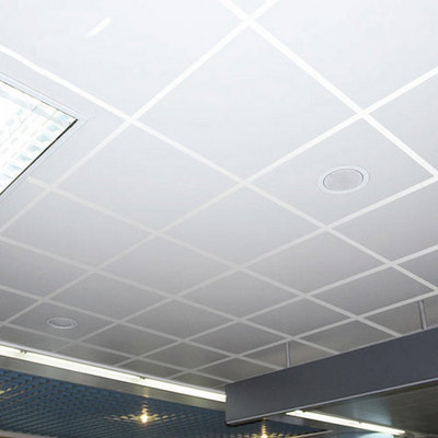 595*595/ 585*585 Metal Drop Lay in Ceiling Panel Aluminum decorative square 2x2 ceiling tiles