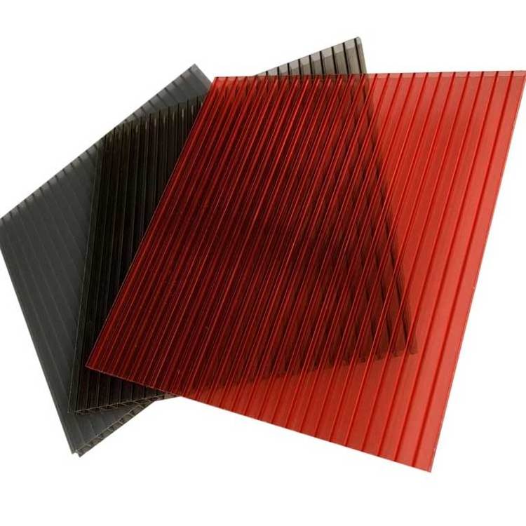 0.3mm Multiwall Polycarbonate Sheet Suppliers Greenhouse Roofing Sun Sheet Plastic Solid Clear Polycarbonate Hollow Panel Price