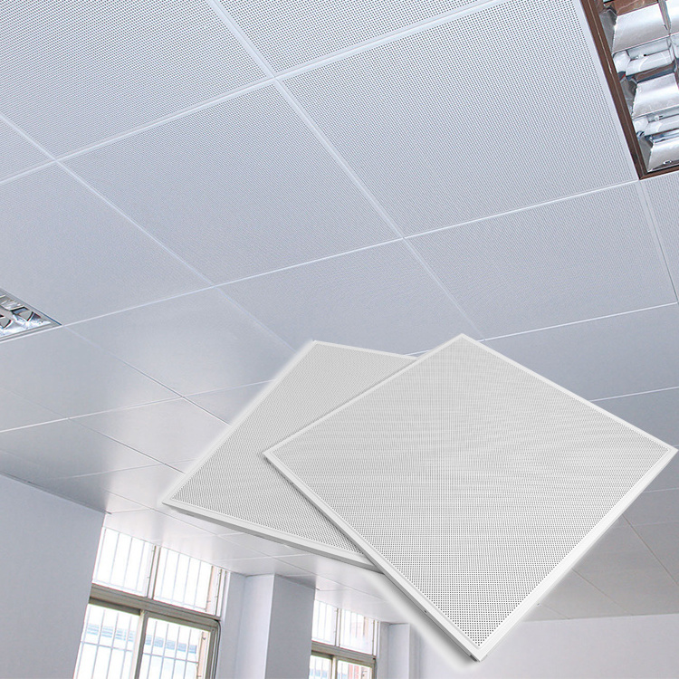 Office/hospital/factory ceiling size can be customized Office Metal Ceiling Panel Suspended Aluminum Ceiling Tiles