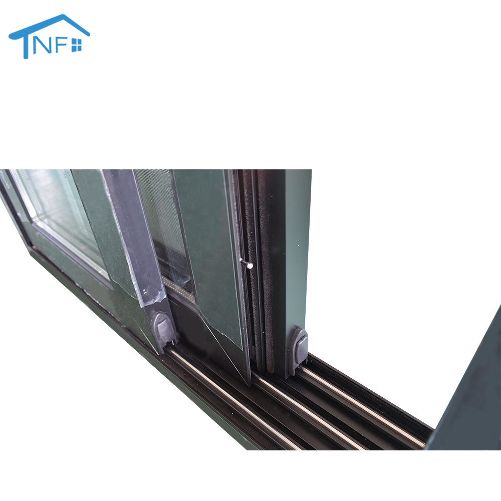 American style good quality vertical sliding window up down European style sliding windows