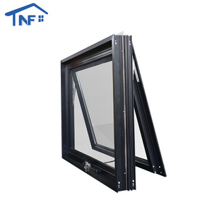 China NFRC Aluminum Awning Window Manufacturers Hurricane Impact Windows