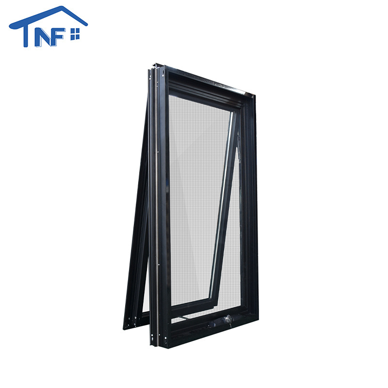 China NFRC Aluminum Awning Window Manufacturers Hurricane Impact Windows