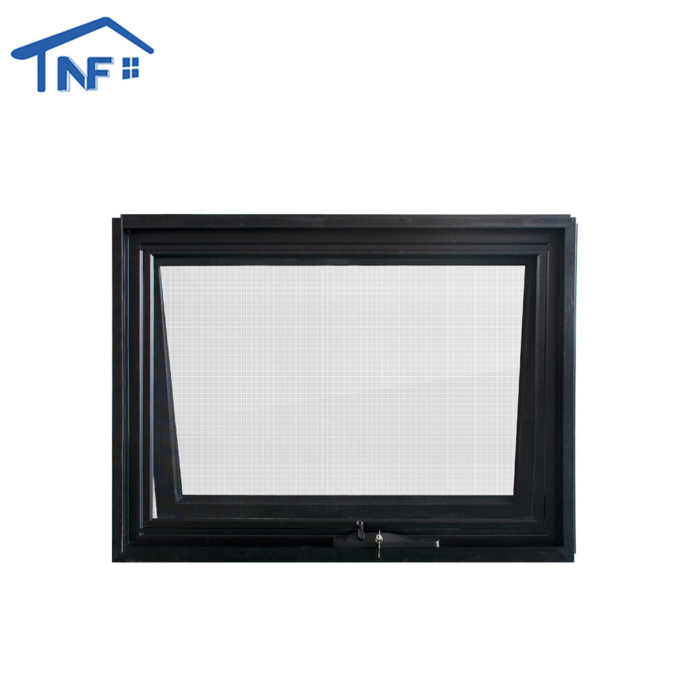 China NFRC Aluminum Awning Window Manufacturers Hurricane Impact Windows