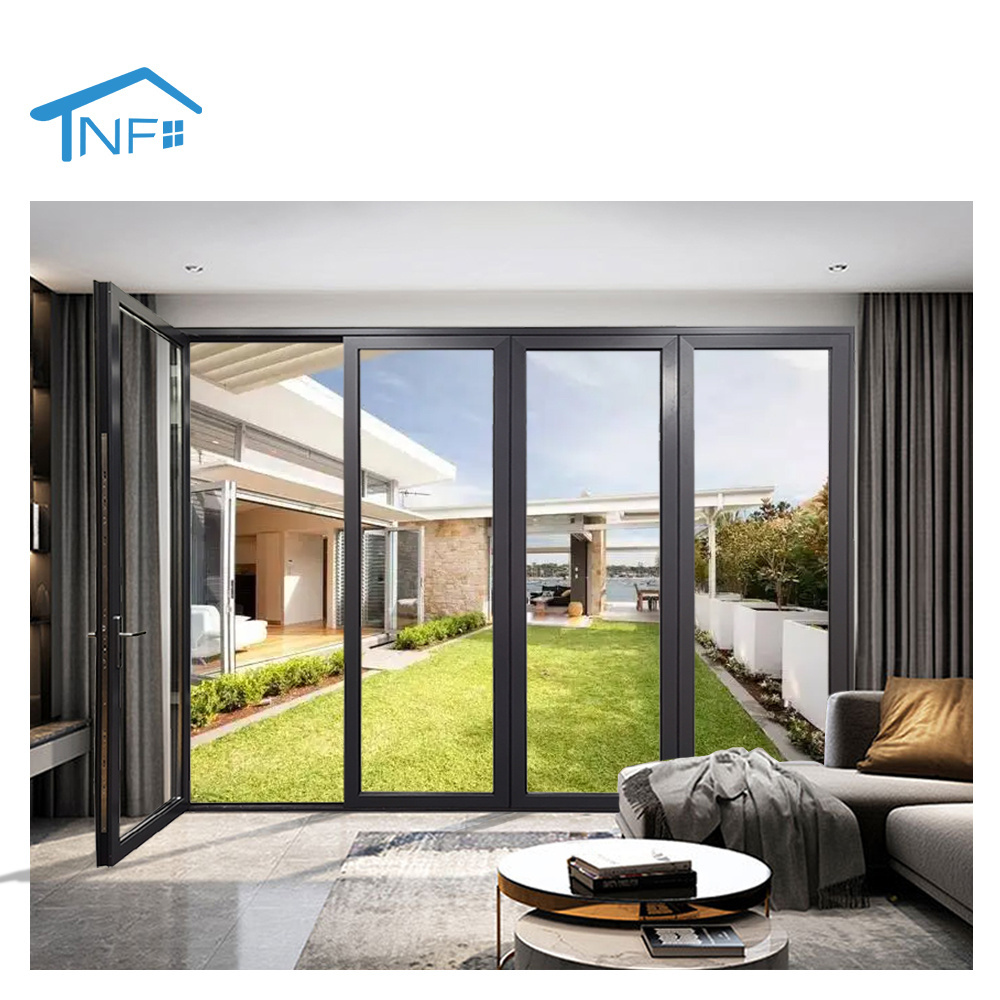 Exterior Aluminium Swing Bi-folding Door Sliding Turn Pivot & Stacking Door Panoramic Patio Door