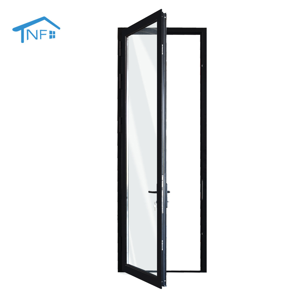 New style frameless aluminum interior noiseless swing door 15 year warranty after sale Service glass doors and windows