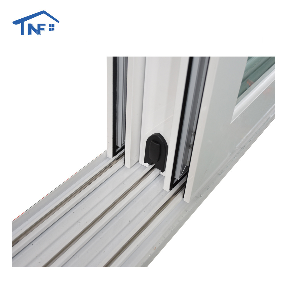 AGGA sound Proof Impact high quality cheap unbreakable Aluminum Balcony Patio Slide Glass Door