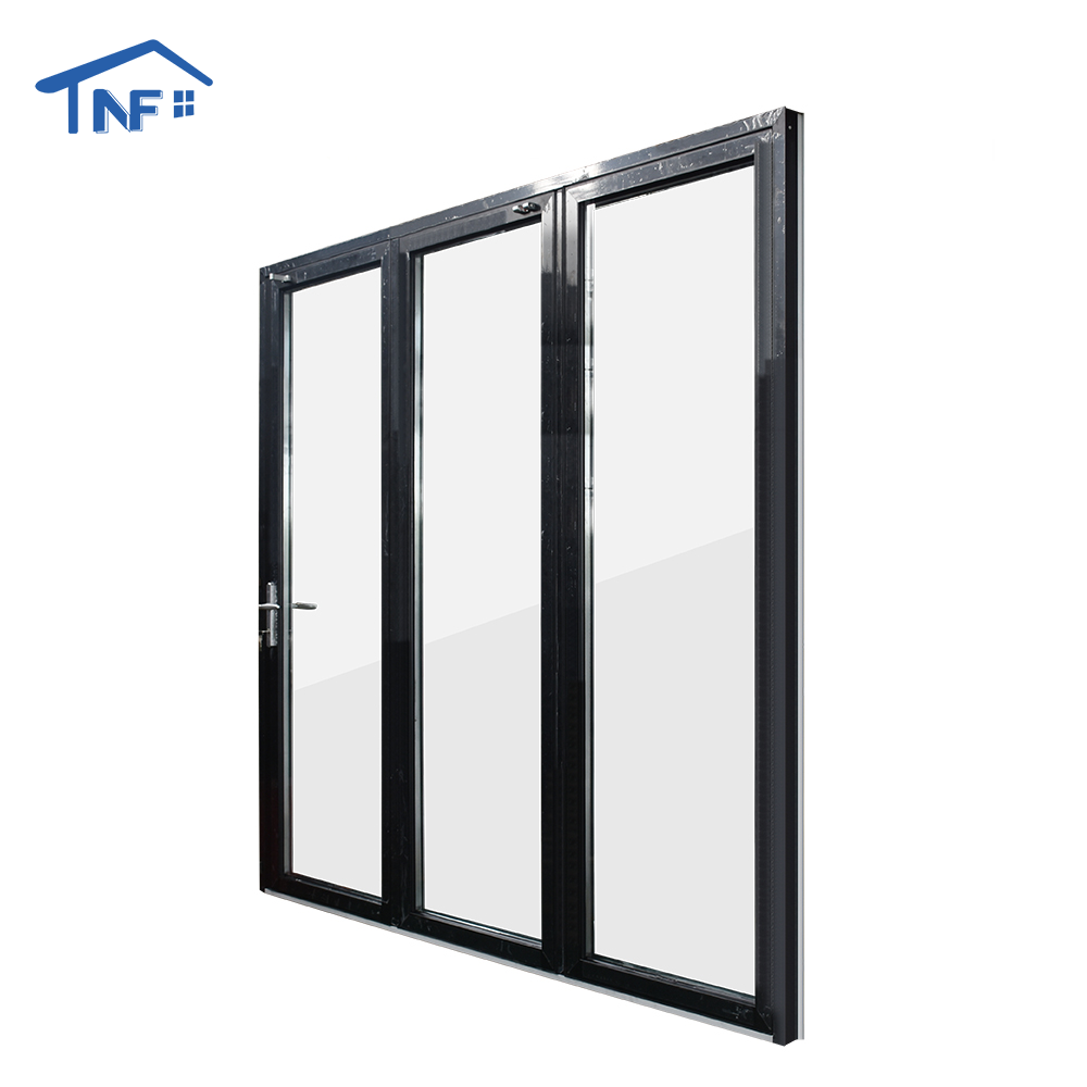 Foshan NF Modern Design Wholesale Direct Sale Waterproof Ready Made Exterior Thermally Broken Aluminum Folding Doors For House