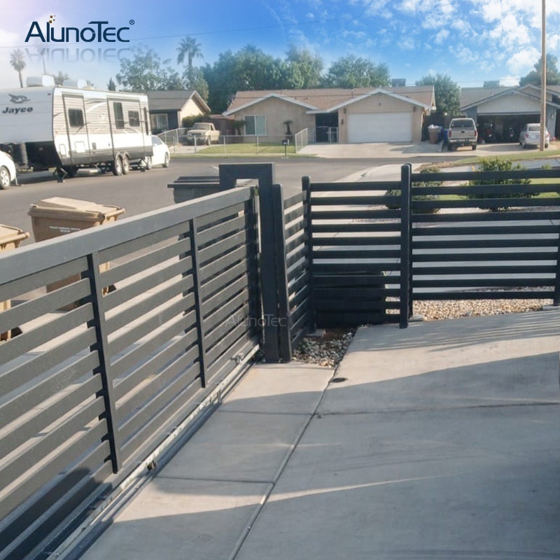 AlunoTec Aluminum Louver Screening Fence Shutters Aluminium Slat Garden Fencing