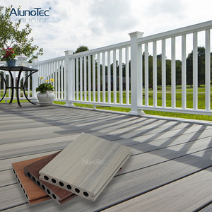 China Aluminum Decking Fire Resistance Class A2 System Outdoor Balcony Composite wpc Deck with Gap Clips