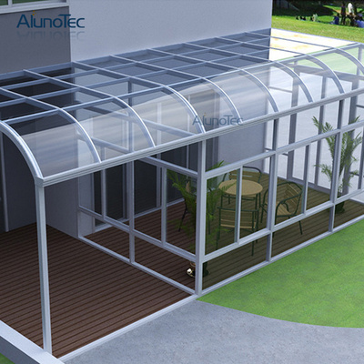 Sun and Rain Awnings Patio Aluminium Canopy For Garden Canopy Awning Polycarbonate Roof