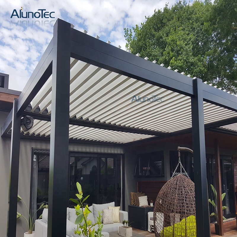 Easily Assembled Outdoor Aluminum Gazebo Assembled Waterproof Pergola