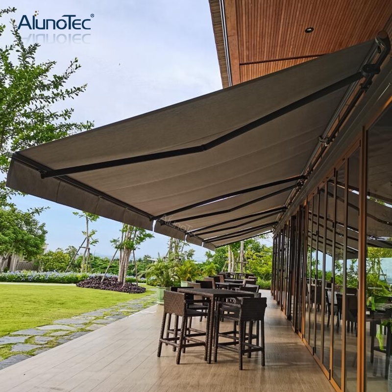 Customized Sunshade Patio Cover Pergola Gazebo Retractable Awnings Folding Arm Balcony Cassette Awning