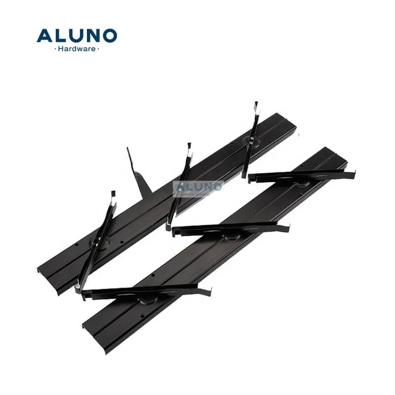 ALUNO Low Cost 102mm Aluminum Alloy Glass Frame For Louver Frame Window