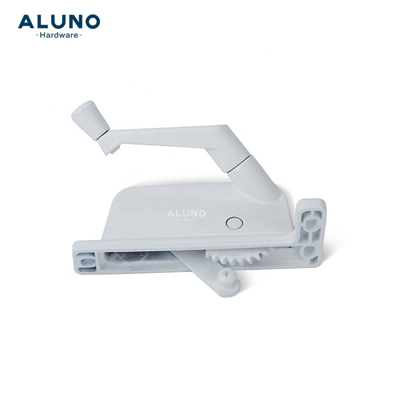 Aluno Factory Wholesaling Sliding Safety Handiness Louver Frame Manual Metal Hardware Window Cranks Crank Handle