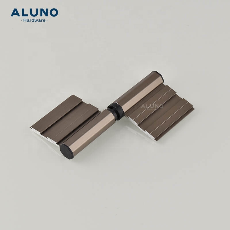 ALUNO Easy to Install Manufacturer Heavy Duty Adjustable Aluminium Hinge Cabinet Doors Hidden Door Window Hinges