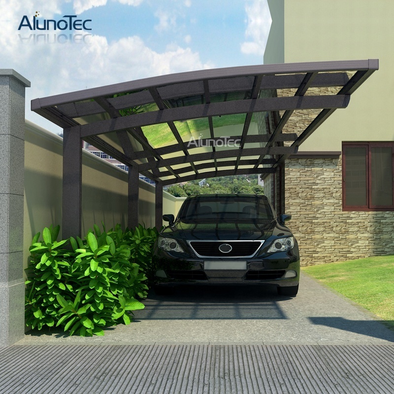 Aluminum Steel Cantilever Gazebo Pergola Car Port Canopy Roof Patio Cover Garages Carport for Garden