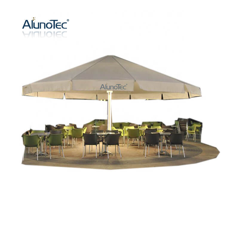 Simply Shade Cantilever White Powder Coated Round Umbrellas Pergola Parasols Garden Umbrella