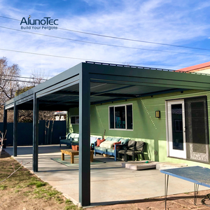 Easily Assembled Electric Pergola Prefabricated House Awning Patio Motorized Gazebo Roof Pergolux