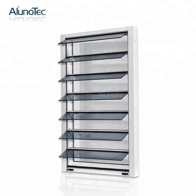 Factory Wholesale Drying Louver Blade Modern Jalousie Window Louvred Shutter Sun Louver Windows