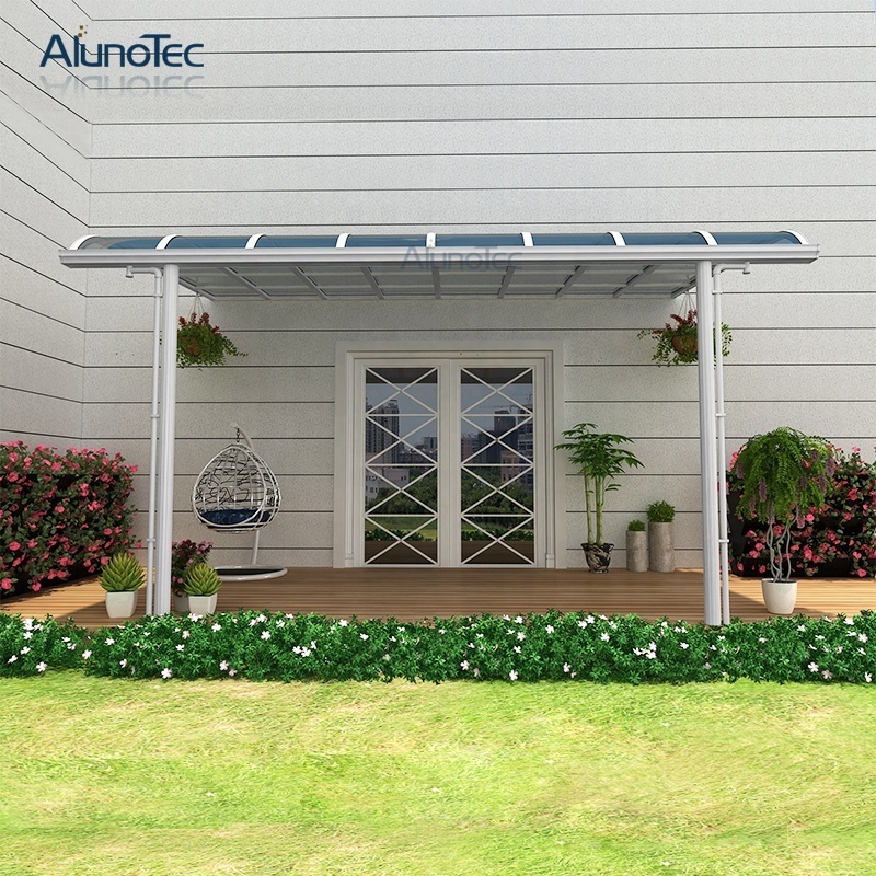 Garden Aluminum Awnings Sun Rain Protection Polycarbonate Awning Canopy Outdoor