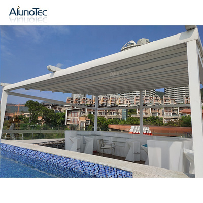 European Design Restaurant Terraces Folding Awning Pergola Outdoor Canopy Retractable Roof Covers