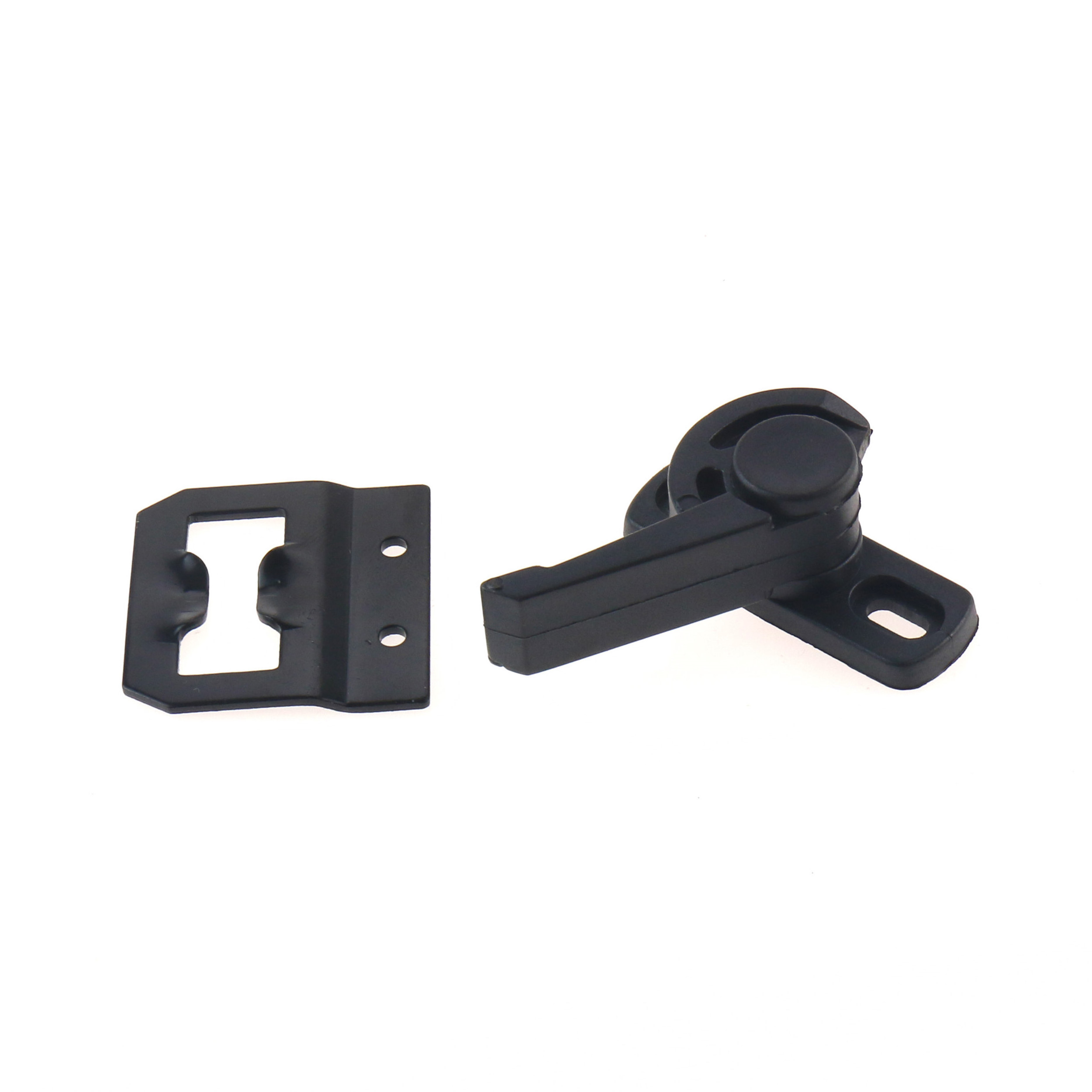 Ys-004 Plastic Black Crescent Supplier Door Lock Sliding Bolt For Sliding Door And Window