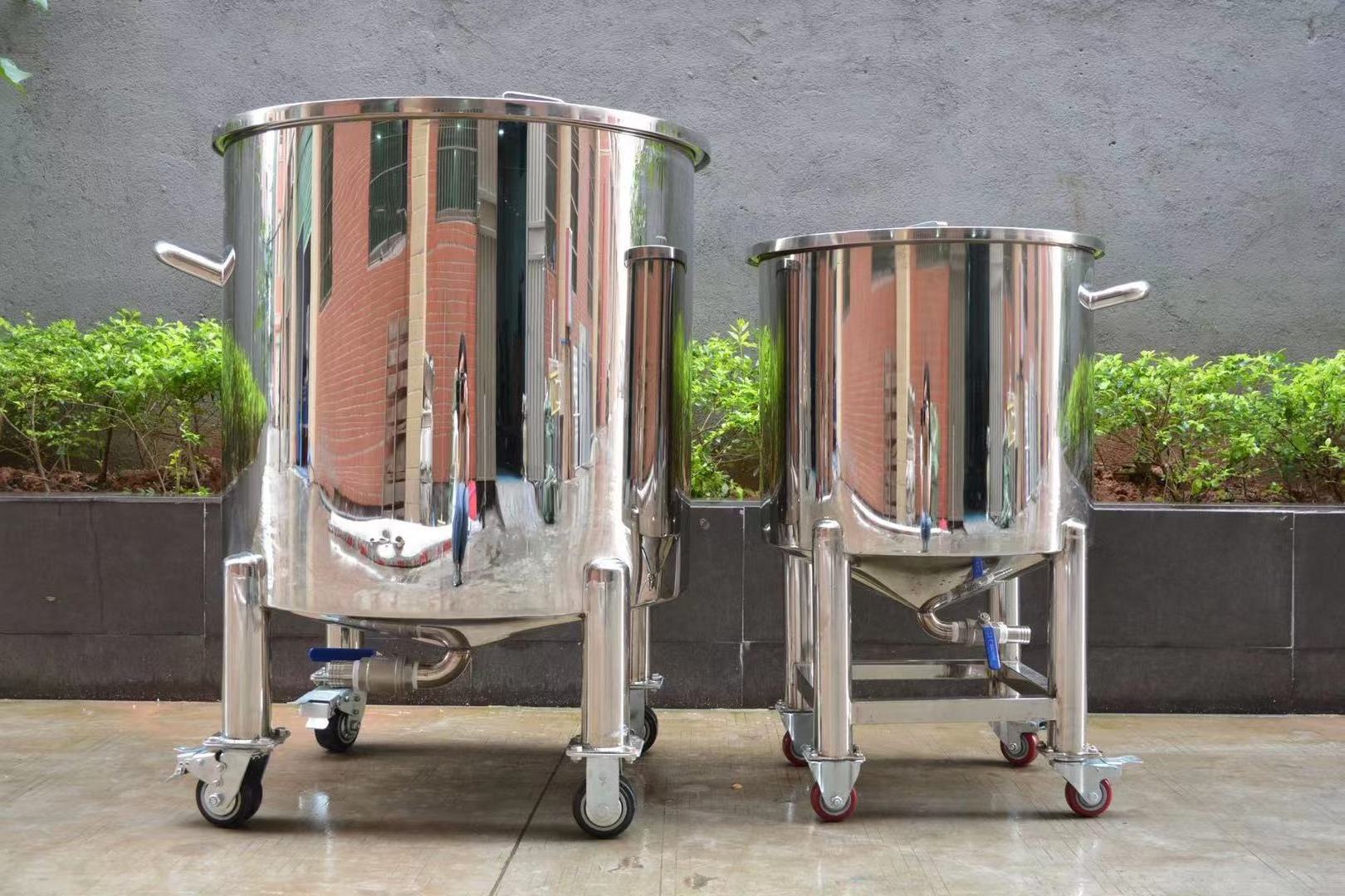 100 litre stainless steel tank storage milk container 50 ltr tank food grad Sanitary grade water storage tank