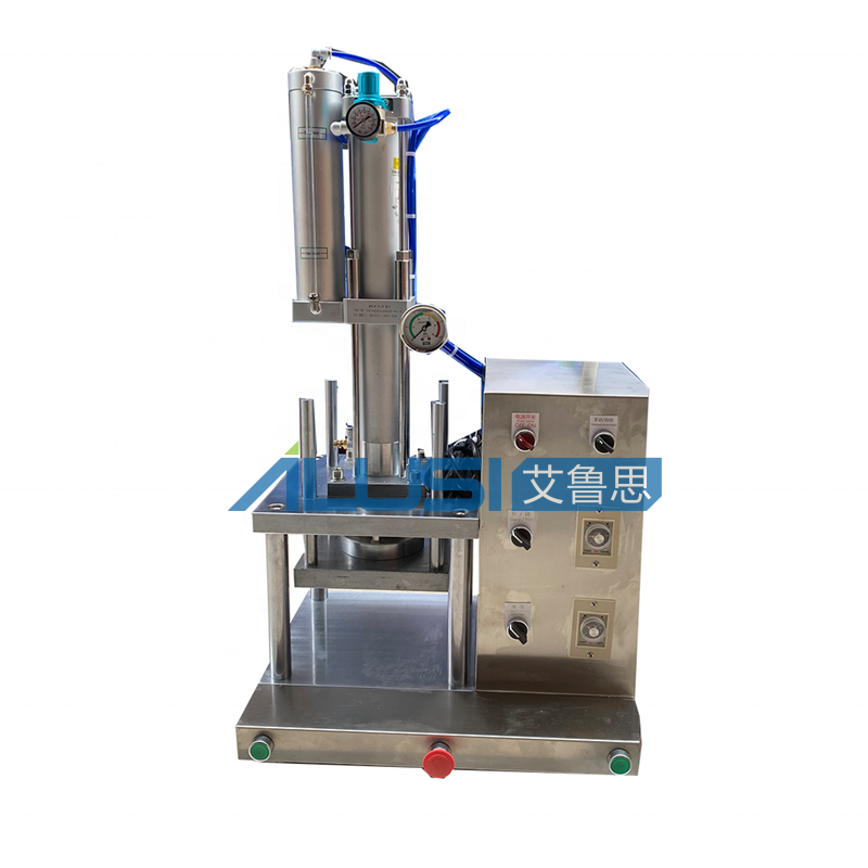 Semi Automatic Compact Powder Lab Pressing Machine for Make-up Equipments for Sale