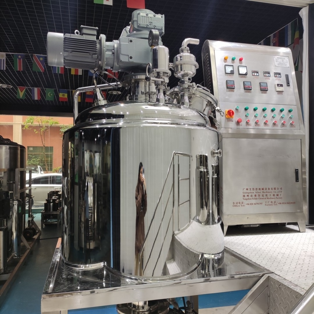 Vacuum industrial soap heat homogenizer emulsifying multifunctional blender mixers machine