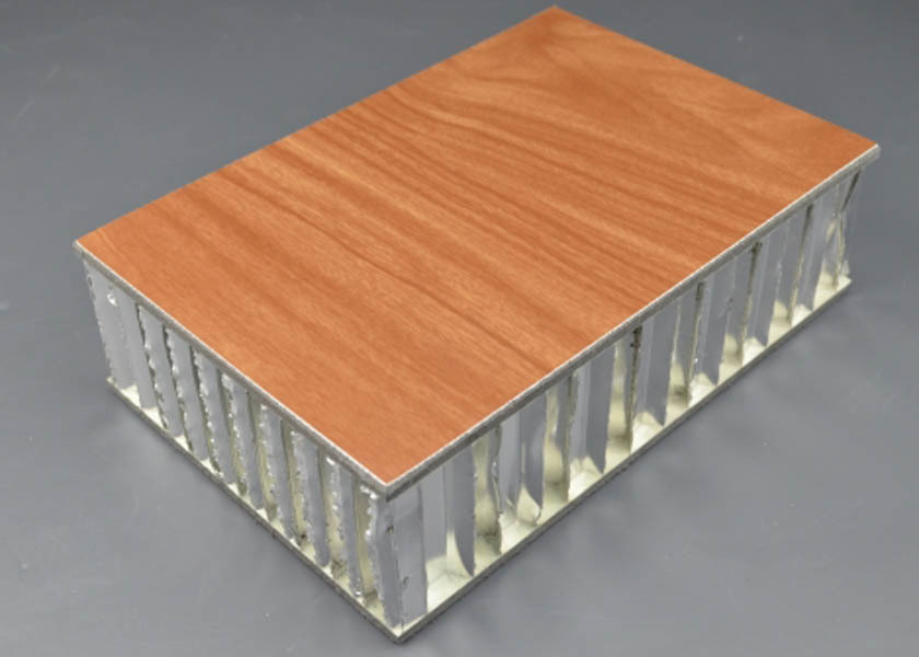 Factory Hot Sale Building Materials 10 mm Wood Grain Aluminum Honeycomb Board