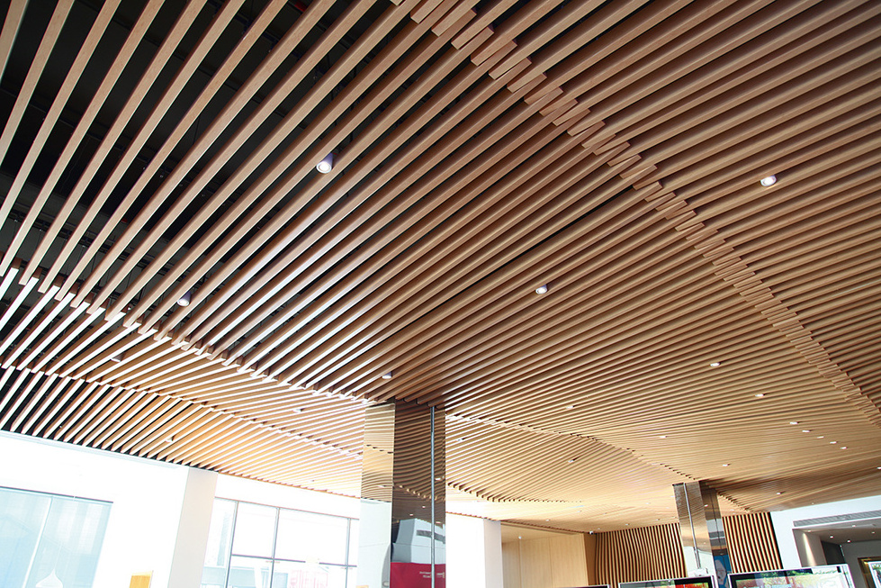 Commercial Buildings Decoration Aluminum False Ceiling Metal Ceiling Tiles