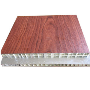 Factory Hot Sale Building Materials 10 mm Wood Grain Aluminum Honeycomb Board