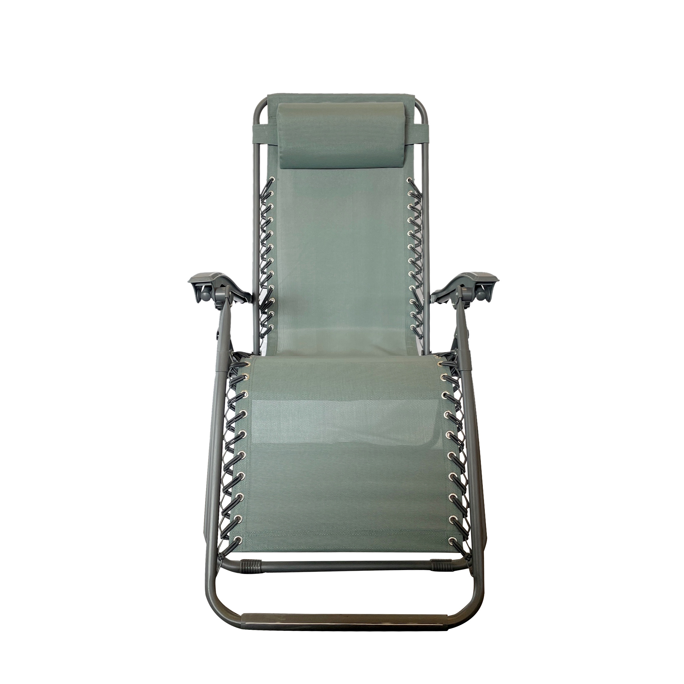 Aluminum Folding Camping Recliner Sunscreen Water Repellency Zero Gravity Folding Beach Lounge Chair