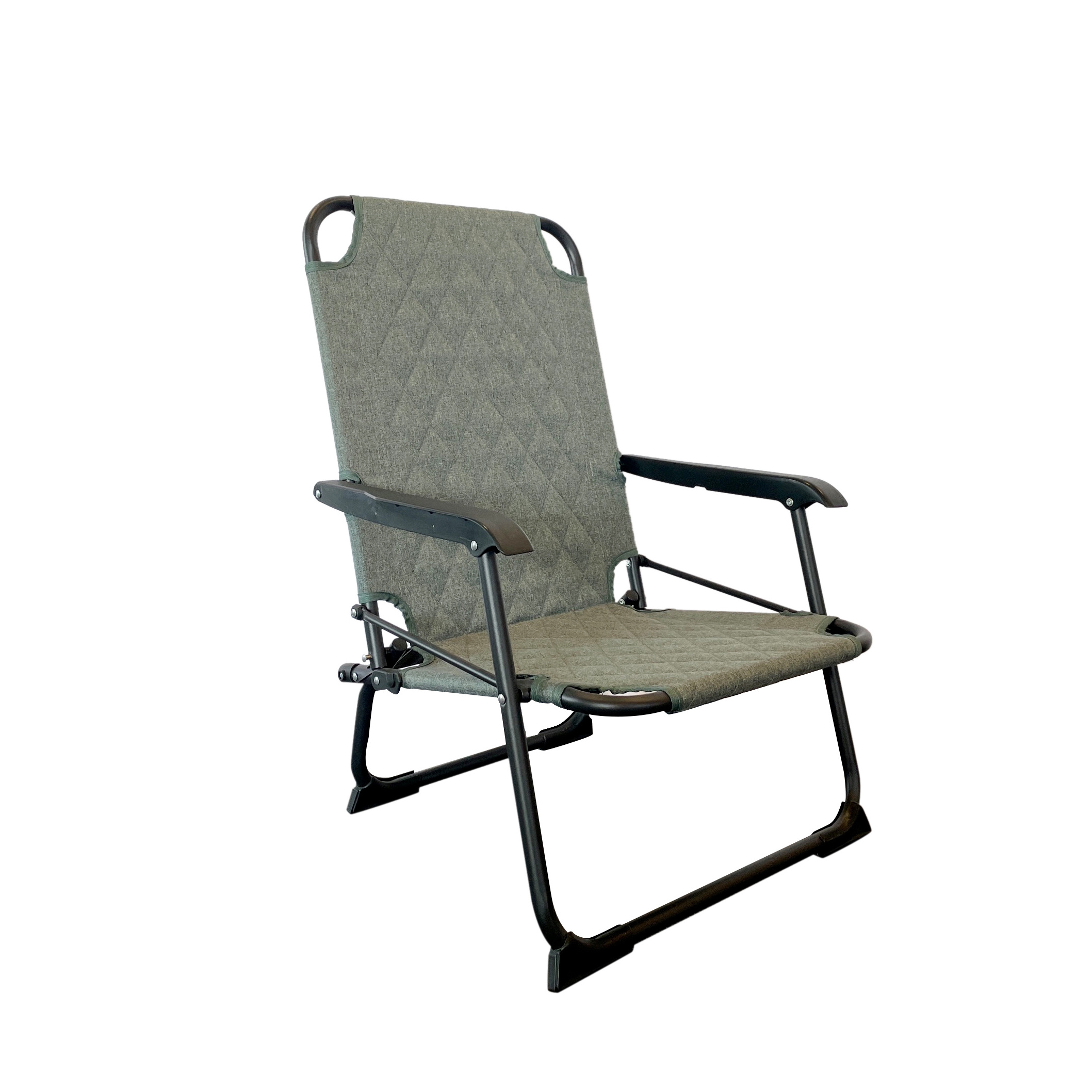 Customized Color Relaxing Outdoor Metal Aluminum Tube Frame Camping Fishing Folding Chair