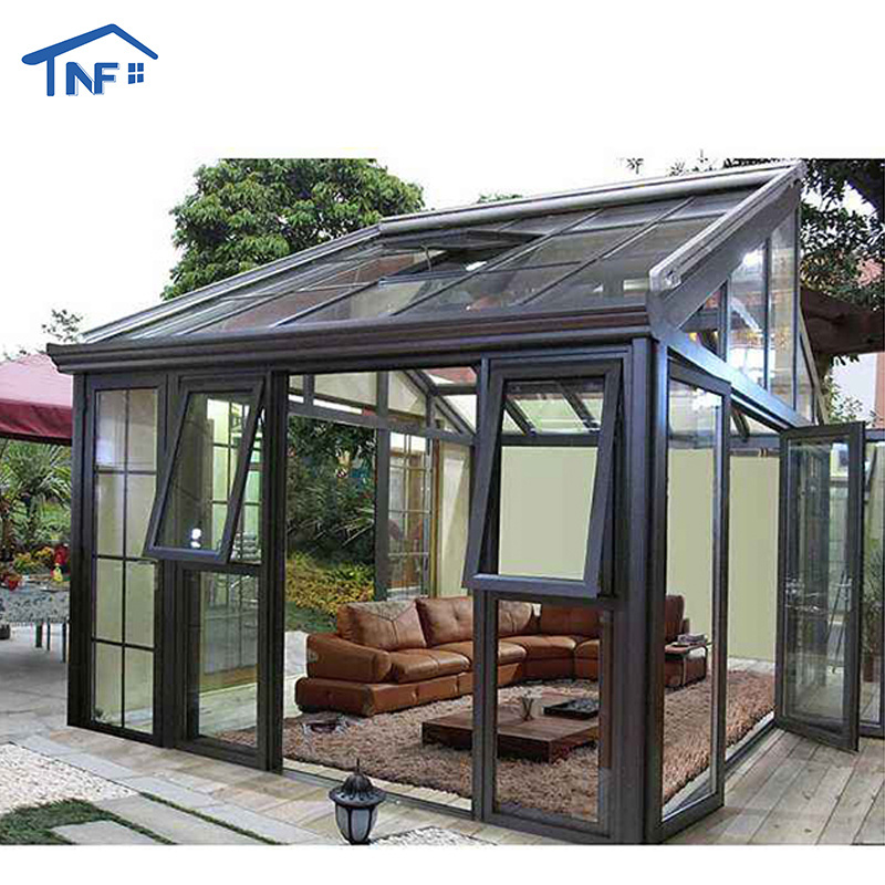 Outdoor Garden Low-E Tempered Glass Sunlight Room The Small Sunny Sunshine Glass Room