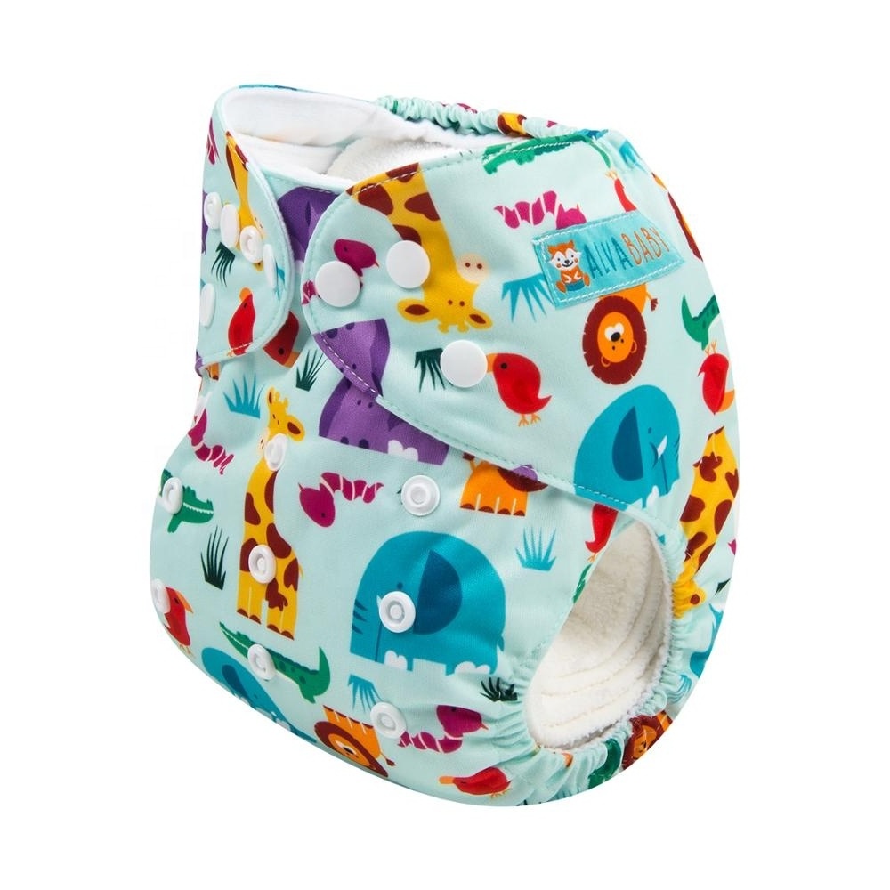 ALVABABY BABY Cloth Diaper Hot Sale Reusable Cloth Nappy Eco-friendly Wholesale Pocket Diaper