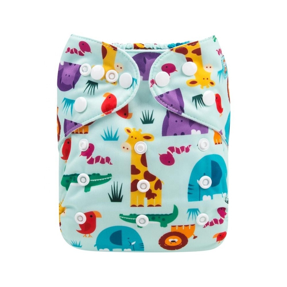 ALVABABY BABY Cloth Diaper Hot Sale Reusable Cloth Nappy Eco-friendly Wholesale Pocket Diaper